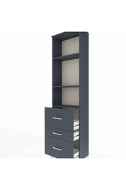 Arges Dolap 3 Raflı 3 Çekmeceli 60x30x221 - S29M075V5A