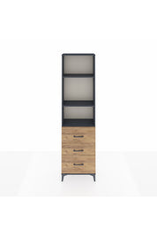Arges Dolap 3 Raflı 3 Çekmeceli 60x30x221 - S29M075V6A