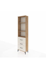 Arges Dolap 3 Raflı 3 Çekmeceli 60x30x221 - S29M075V7A