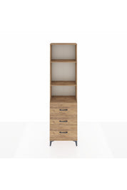 Arges Dolap 3 Raflı 3 Çekmeceli 60x30x221 - S29M075V9A
