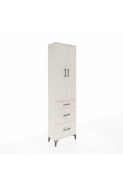Arges Dolap 2 Raflı 3 Çekmeceli Tek Askılı 60x30x221 - S29M076V1A