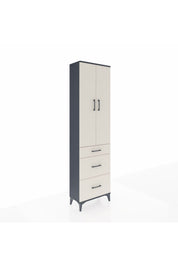 Arges Dolap 2 Raflı 3 Çekmeceli Tek Askılı 60x30x221 - S29M076V4A