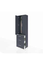 Arges Dolap 2 Raflı 3 Çekmeceli Tek Askılı 60x30x221 - S29M076V5A
