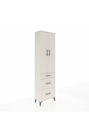Arges Dolap 3 Raflı 3 Çekmeceli 2 Kapaklı 60x30x221 - S29M077V1A