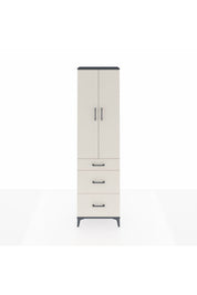 Arges Dolap 3 Raflı 3 Çekmeceli 2 Kapaklı 60x30x221 - S29M077V4A