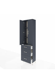 Arges Dolap 3 Raflı 3 Çekmeceli 2 Kapaklı 60x30x221 - S29M077V5A