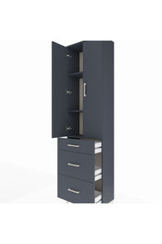 Arges Dolap 3 Raflı 3 Çekmeceli 2 Kapaklı 60x30x221 - S29M077V5A