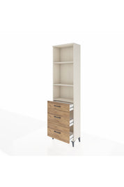 Arges Dolap 3 Raflı 3 Çekmeceli 60x30x221 - S29M078V3A