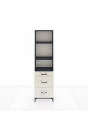 Arges Dolap 3 Raflı 3 Çekmeceli 60x30x221 - S29M078V4A