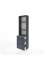 Arges Dolap 3 Raflı 3 Çekmeceli 60x30x221 - S29M078V5A