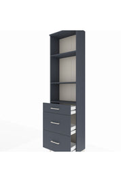 Arges Dolap 3 Raflı 3 Çekmeceli 60x30x221 - S29M078V5A