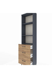 Arges Dolap 3 Raflı 3 Çekmeceli 60x30x221 - S29M078V6A