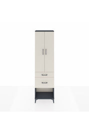 Arges Dolap 2 Raflı 2 Çekmeceli Tek Askılı 60x30x221 - S29M079V4A