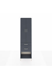 Arges Dolap 2 Raflı 2 Çekmeceli Tek Askılı 60x30x221 - S29M079V5A