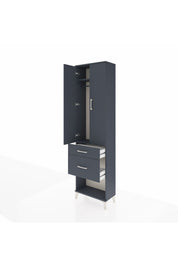 Arges Dolap 2 Raflı 2 Çekmeceli Tek Askılı 60x30x221 - S29M079V5A