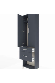 Arges Dolap 2 Raflı 2 Çekmeceli Tek Askılı 60x30x221 - S29M079V5A