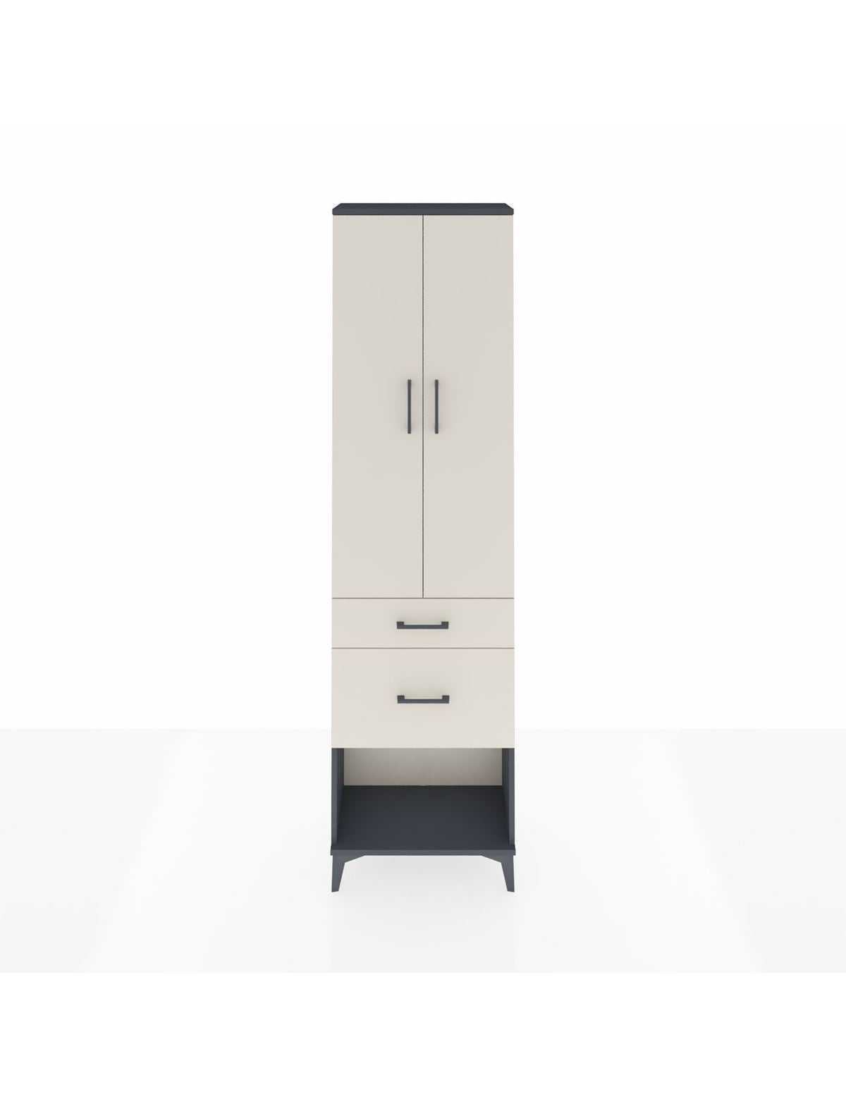 Arges Dolap 3 Raflı 2 Çekmeceli 2 Kapaklı 60x30x221 - S29M080V4A