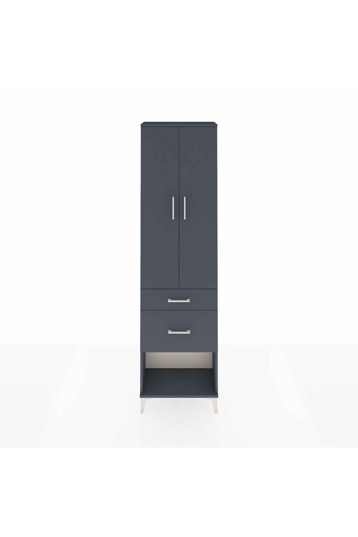 Arges Dolap 3 Raflı 2 Çekmeceli 2 Kapaklı 60x30x221 - S29M080V5A