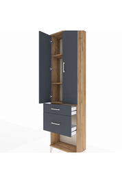 Arges Dolap 3 Raflı 2 Çekmeceli 2 Kapaklı 60x30x221 - S29M080V8A