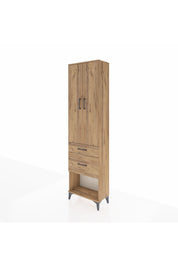 Arges Dolap 3 Raflı 2 Çekmeceli 2 Kapaklı 60x30x221 - S29M080V9A