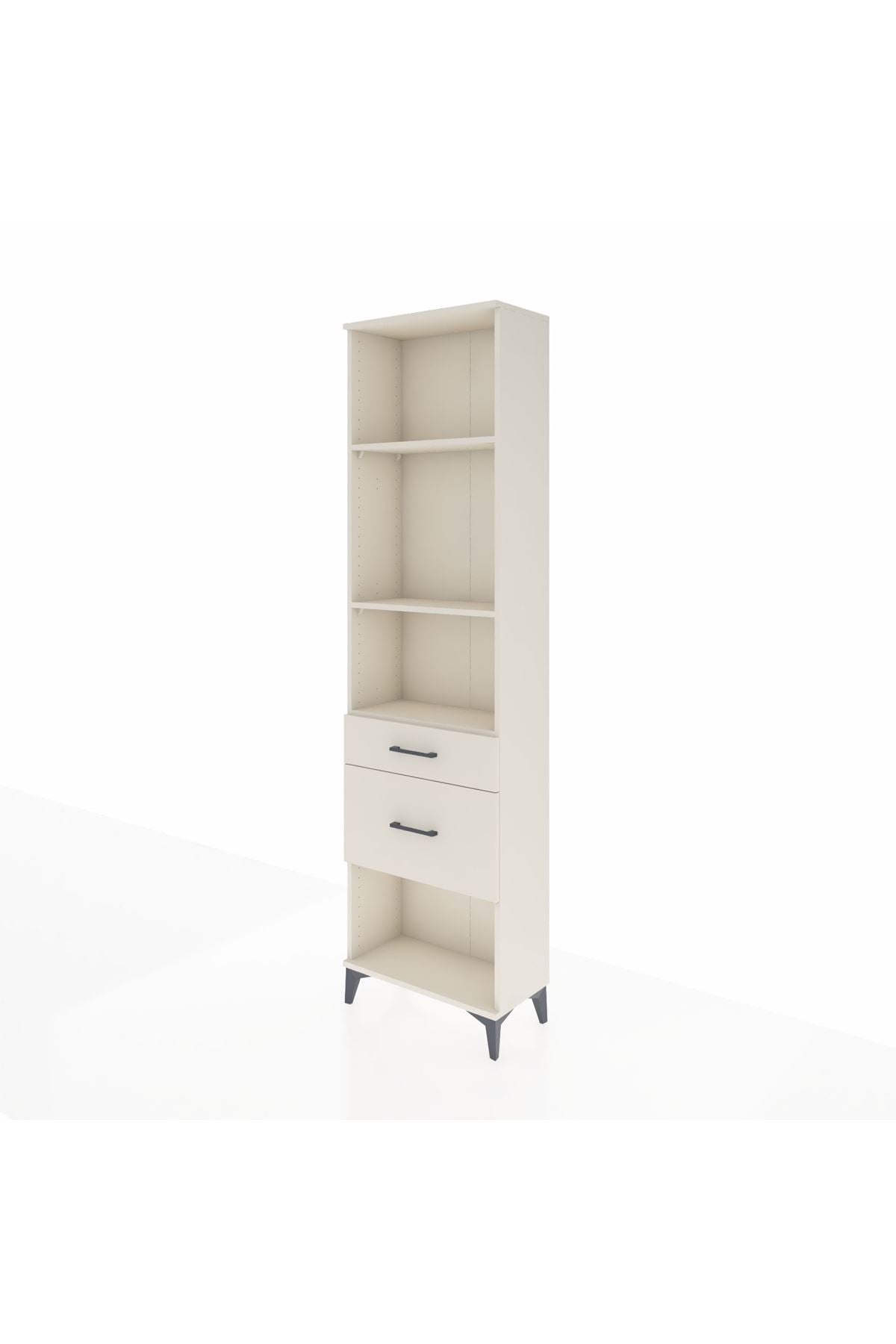 Arges Dolap 3 Raflı 2 Çekmeceli 60x30x221 - S29M081V1A