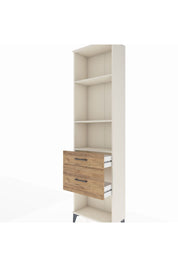 Arges Dolap 3 Raflı 2 Çekmeceli 60x30x221 - S29M081V3A