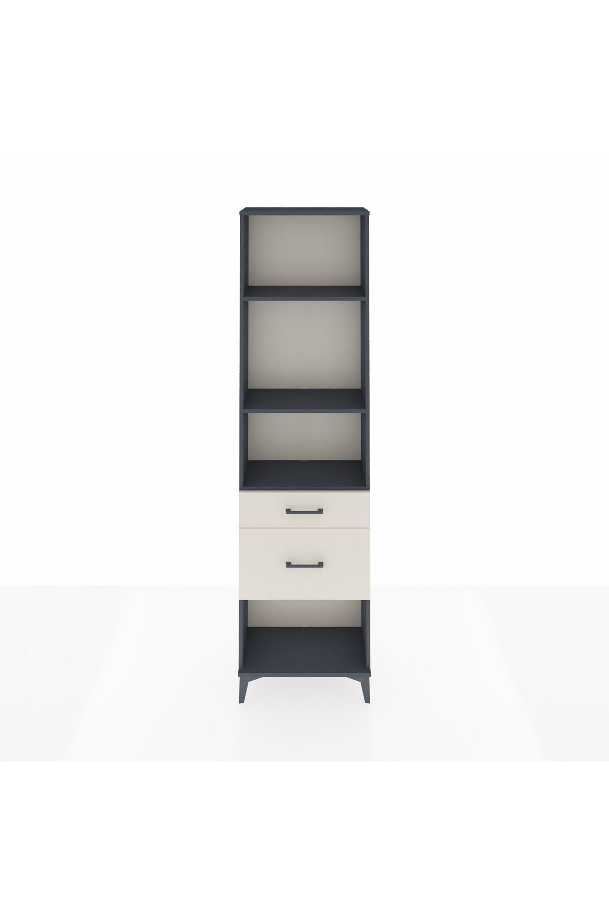 Arges Dolap 3 Raflı 2 Çekmeceli 60x30x221 - S29M081V4A