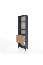 Arges Dolap 3 Raflı 2 Çekmeceli 60x30x221 - S29M081V6A