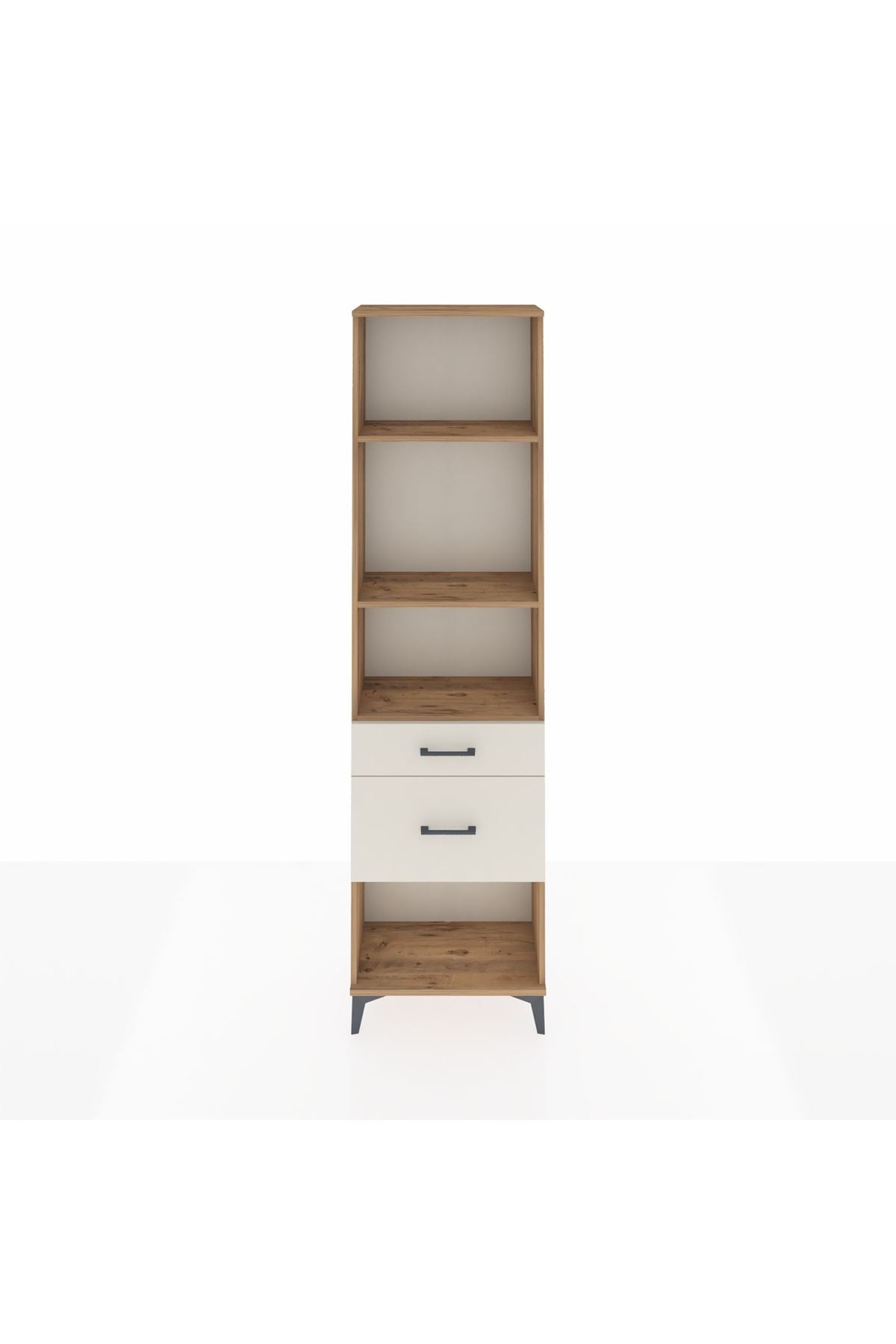 Arges Dolap 3 Raflı 2 Çekmeceli 60x30x221 - S29M081V7A