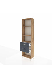 Arges Dolap 3 Raflı 2 Çekmeceli 60x30x221 - S29M081V8A