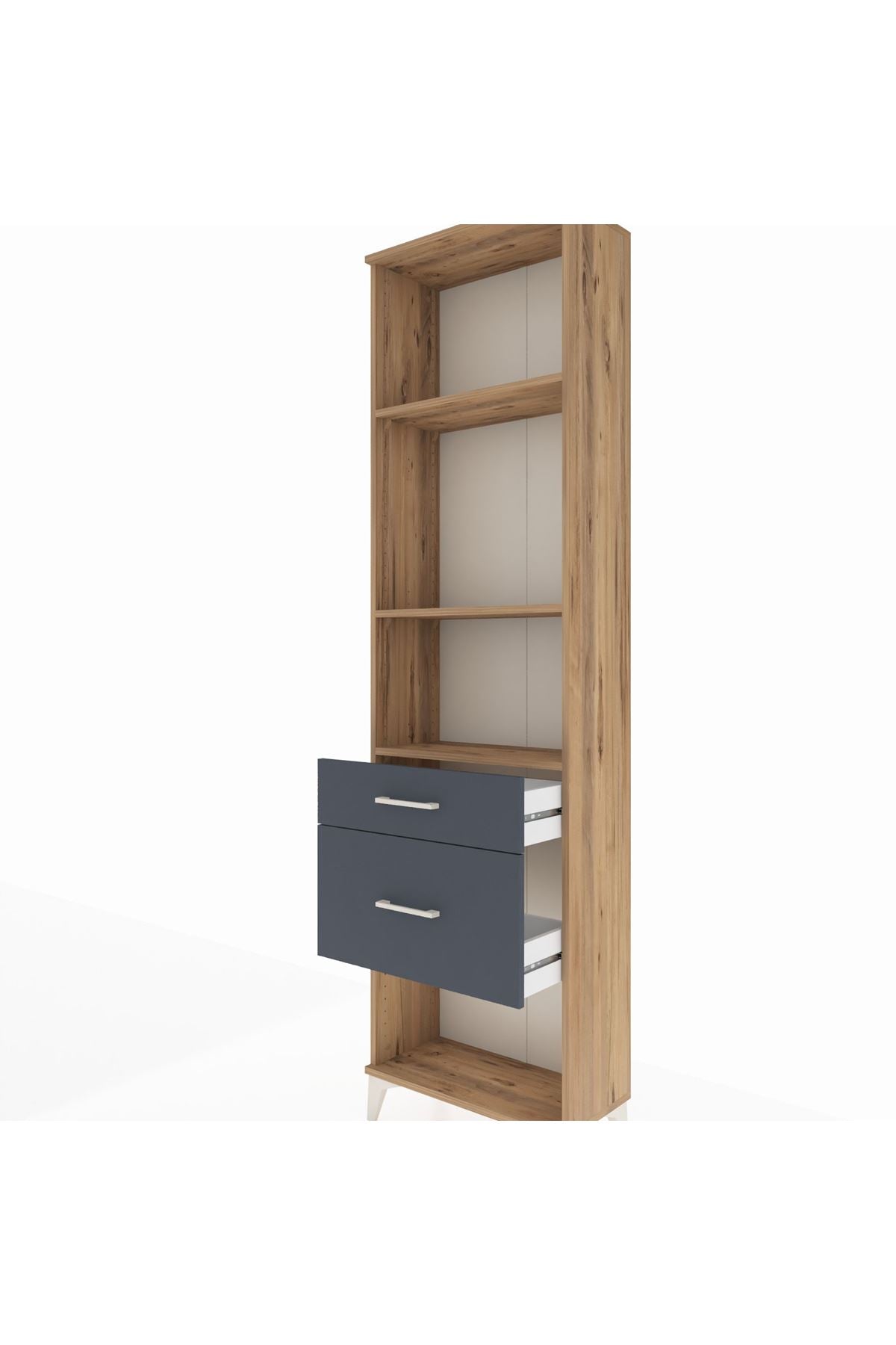 Arges Dolap 3 Raflı 2 Çekmeceli 60x30x221 - S29M081V8A