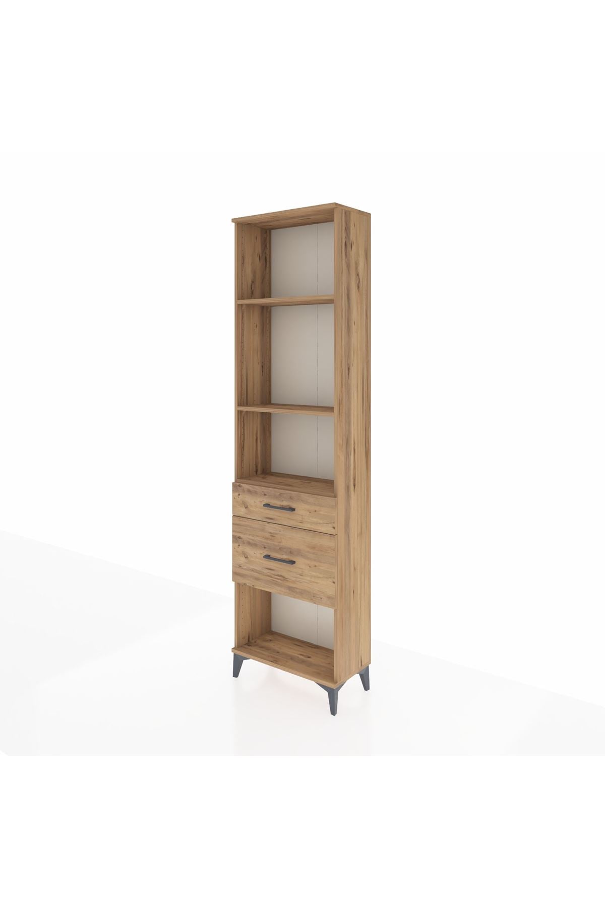 Arges Dolap 3 Raflı 2 Çekmeceli 60x30x221 - S29M081V9A