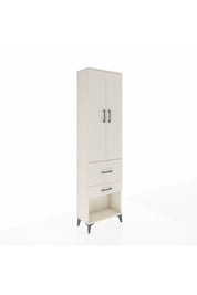 Arges Dolap 2 Raflı 2 Çekmeceli Tek Askılı 60x30x221 - S29M082V1A