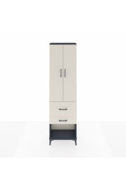 Arges Dolap 2 Raflı 2 Çekmeceli Tek Askılı 60x30x221 - S29M082V4A