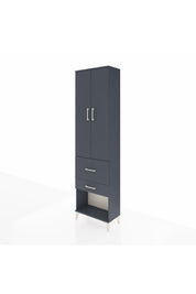 Arges Dolap 2 Raflı 2 Çekmeceli Tek Askılı 60x30x221 - S29M082V5A