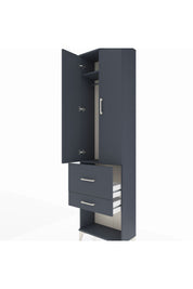Arges Dolap 2 Raflı 2 Çekmeceli Tek Askılı 60x30x221 - S29M082V5A