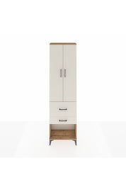 Arges Dolap 2 Raflı 2 Çekmeceli Tek Askılı 60x30x221 - S29M082V7A