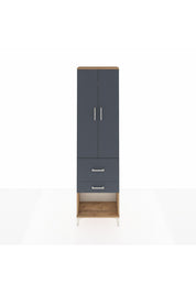 Arges Dolap 2 Raflı 2 Çekmeceli Tek Askılı 60x30x221 - S29M082V8A