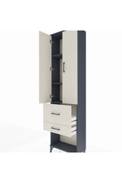 Arges Dolap 3 Raflı 2 Çekmeceli 2 Kapaklı 60x30x221 - S29M083V4A