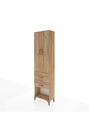 Arges Dolap 3 Raflı 2 Çekmeceli 2 Kapaklı 60x30x221 - S29M083V9A