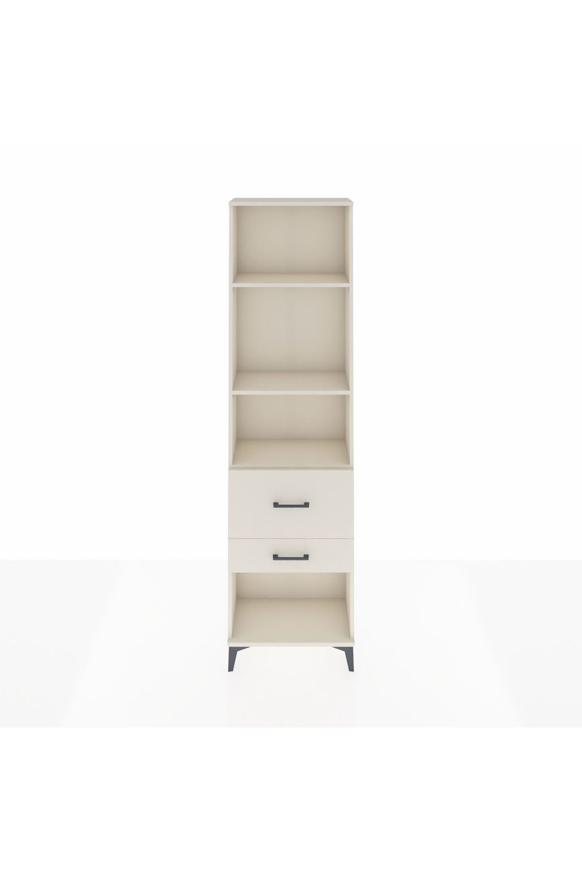 Arges Dolap 3 Raflı 2 Çekmeceli 60x30x221 - S29M084V1A