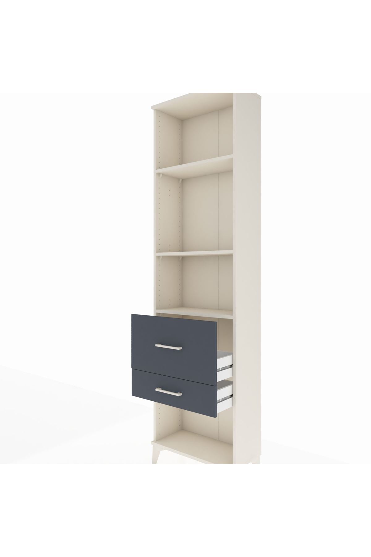 Arges Dolap 3 Raflı 2 Çekmeceli 60x30x221 - S29M084V2A