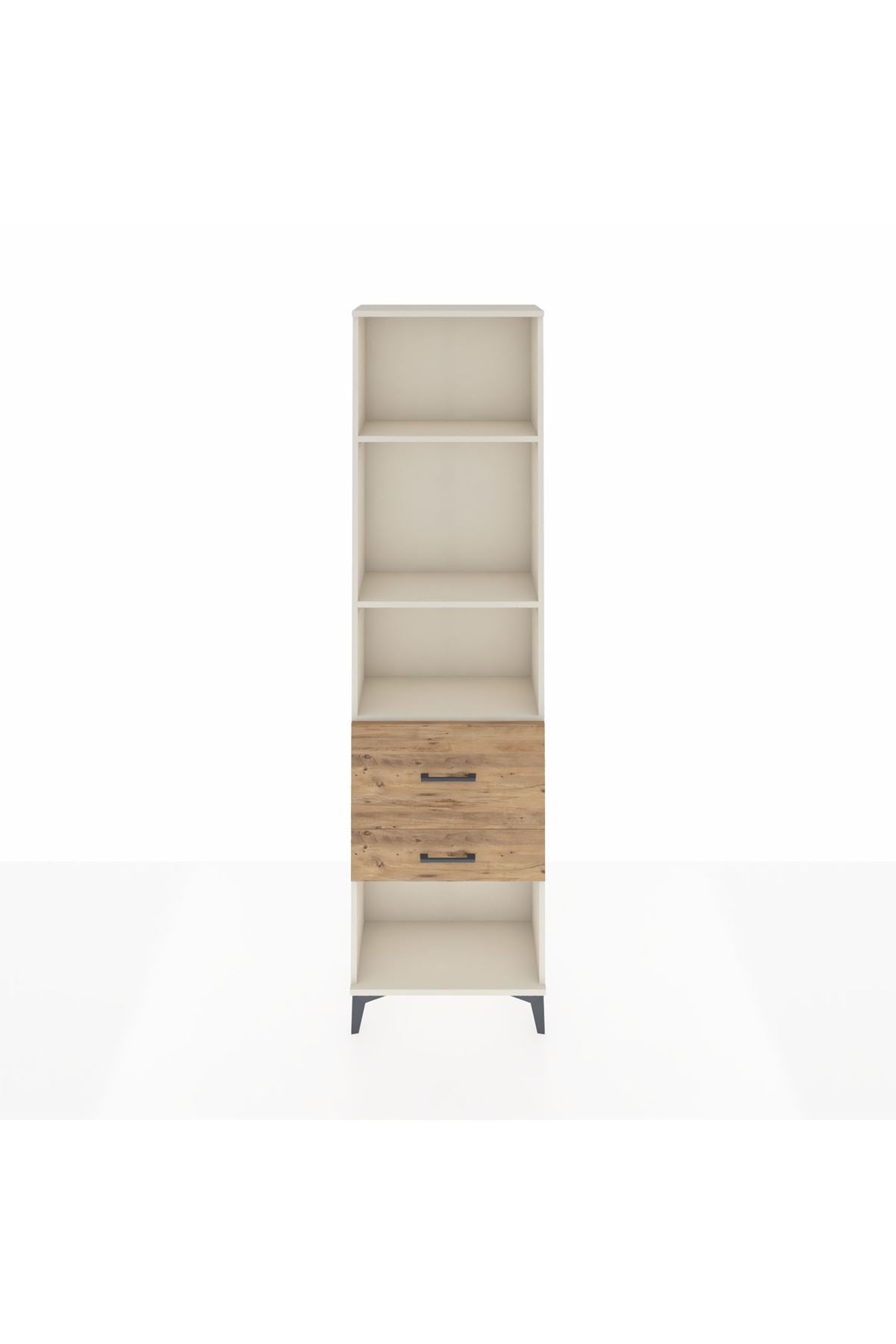 Arges Dolap 3 Raflı 2 Çekmeceli 60x30x221 - S29M084V3A