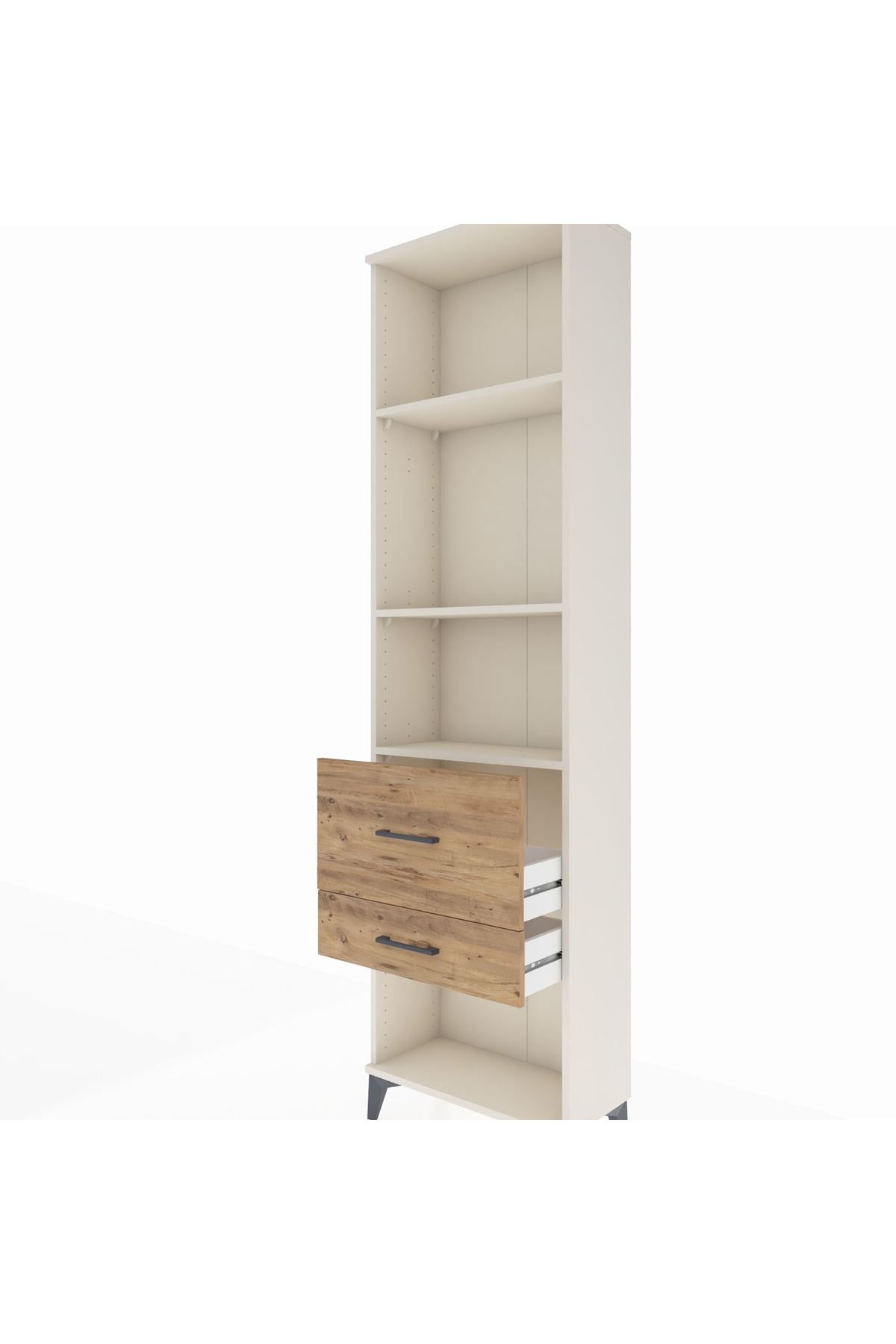 Arges Dolap 3 Raflı 2 Çekmeceli 60x30x221 - S29M084V3A