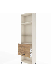 Arges Dolap 3 Raflı 2 Çekmeceli 60x30x221 - S29M084V3A