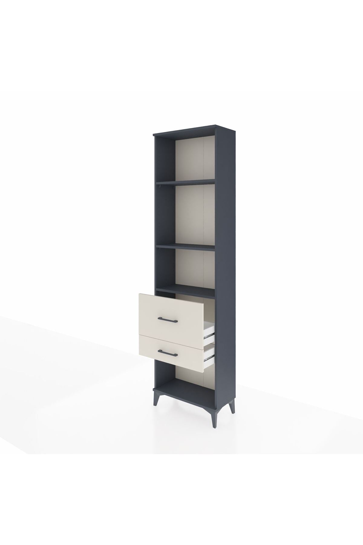 Arges Dolap 3 Raflı 2 Çekmeceli 60x30x221 - S29M084V4A