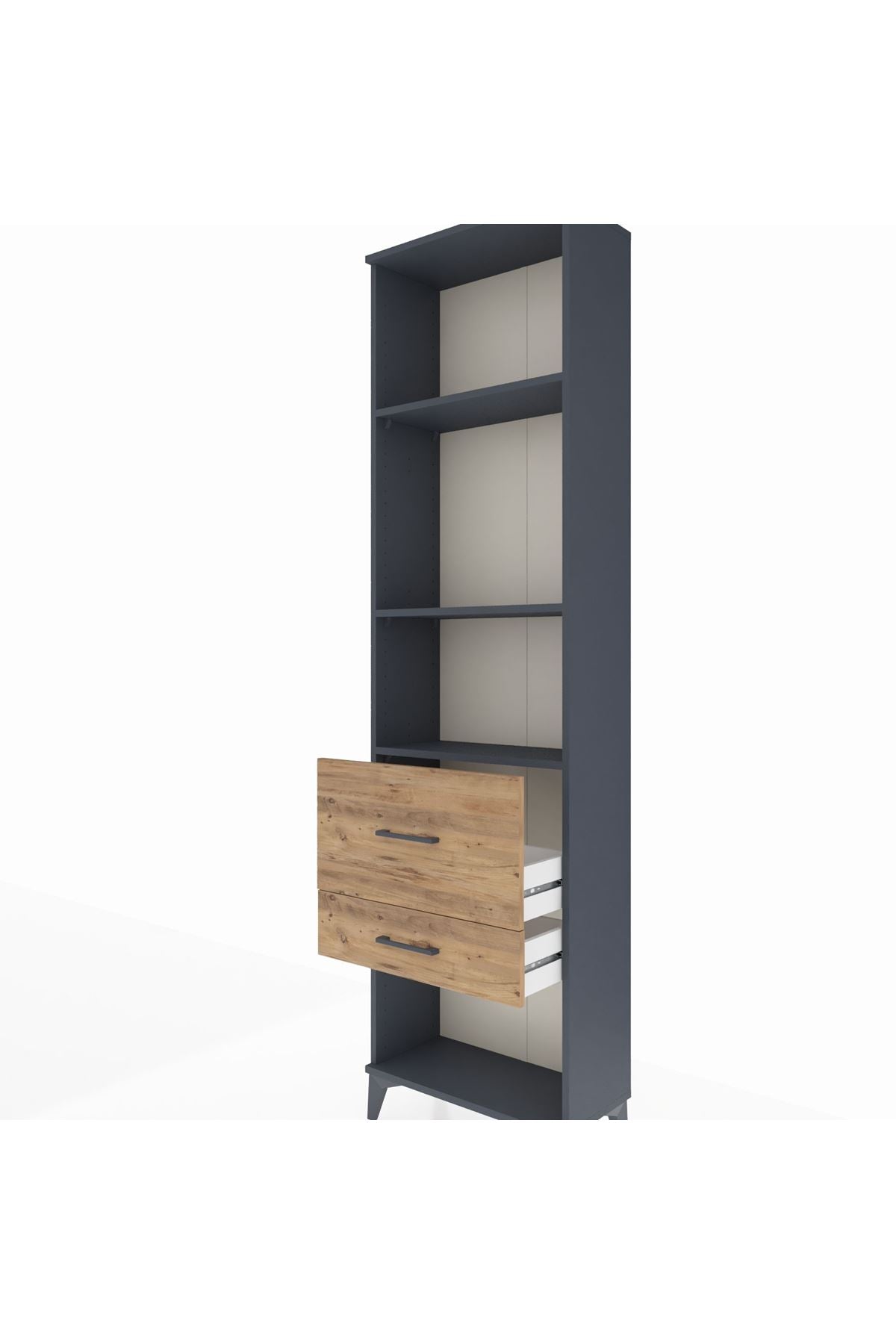 Arges Dolap 3 Raflı 2 Çekmeceli 60x30x221 - S29M084V6A