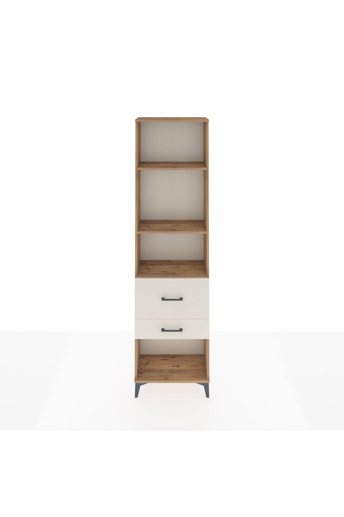 Arges Dolap 3 Raflı 2 Çekmeceli 60x30x221 - S29M084V7A