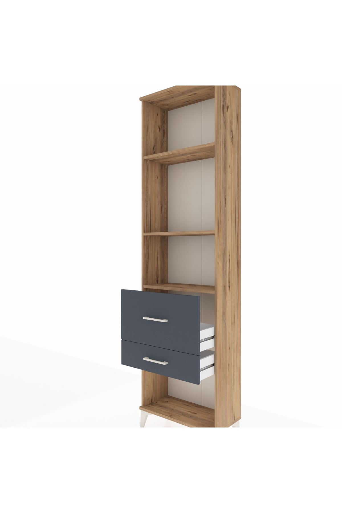Arges Dolap 3 Raflı 2 Çekmeceli 60x30x221 - S29M084V8A