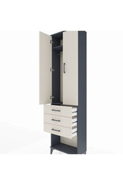 Arges Dolap 2 Raflı 3 Çekmeceli Tek Askılı 60x30x221 - S29M085V4A